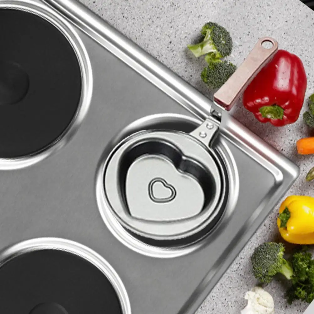 Форма для яиц симпатичная форма сковорода антипригарная нержавеющая сталь мини