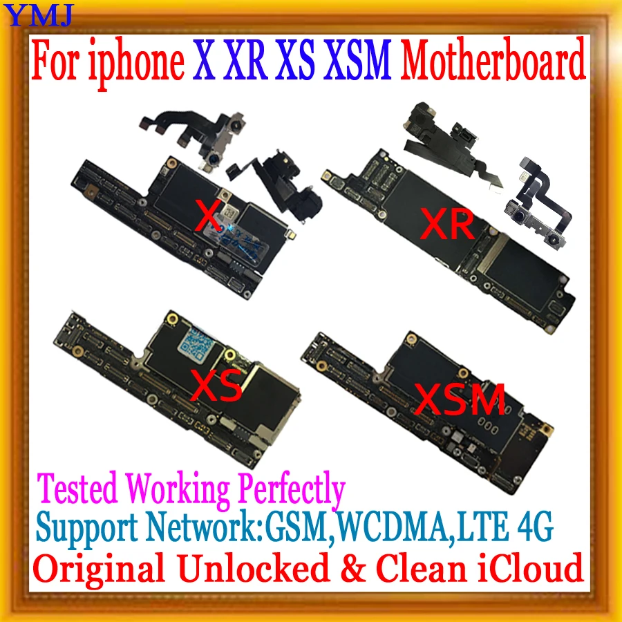 Материнская плата для iPhone x xr xs max с поддержкой обновления iOS и 4G сетевая