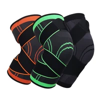 2pcs sports kneepad men pressurized elastic knee pads support fitness gear basketball volleyball soccer brace protector