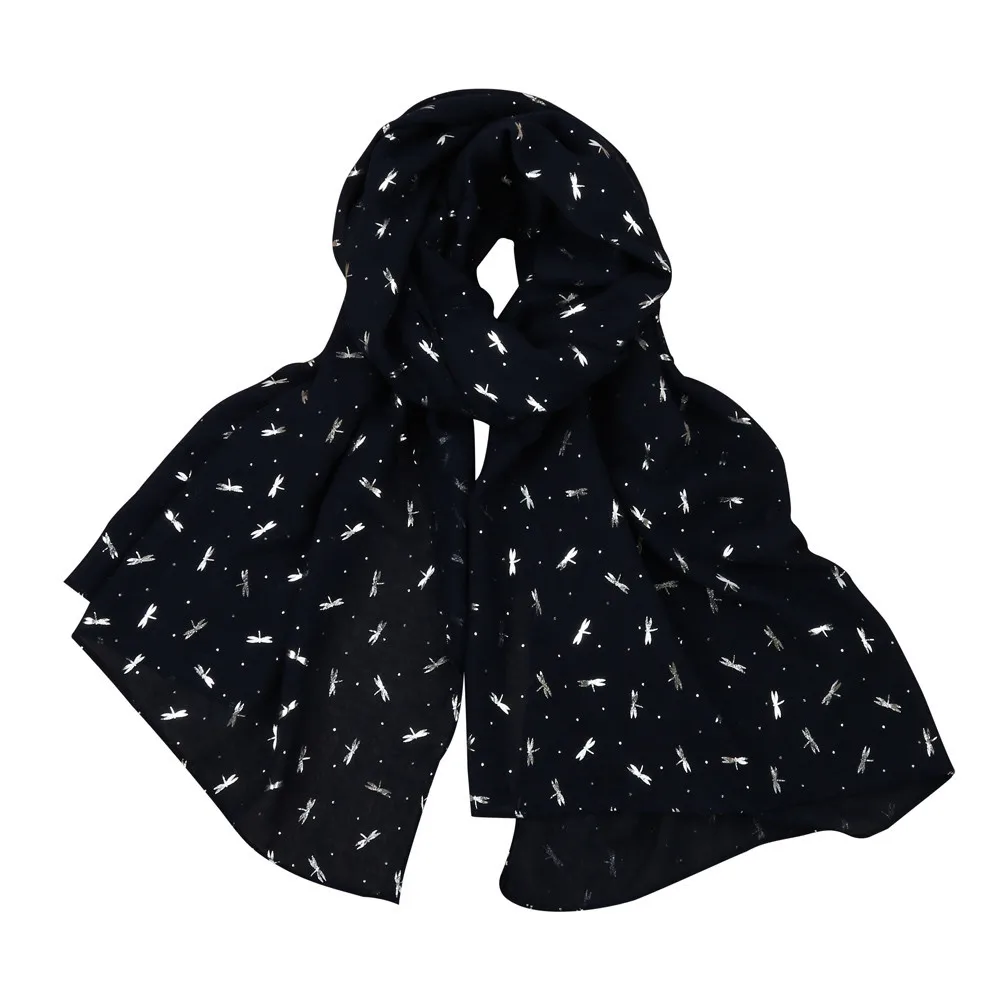 Шелковая в стиле ретро шарф с цветочным принтом винтажные тонкие шали Женская