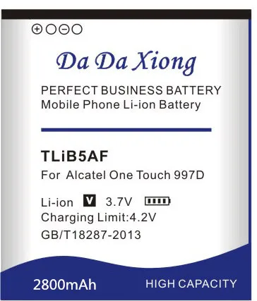 Высокое качество 2800 мА/ч TLiB5AF Батарея для Alcatel Работает с любым оператором C5 OT5036