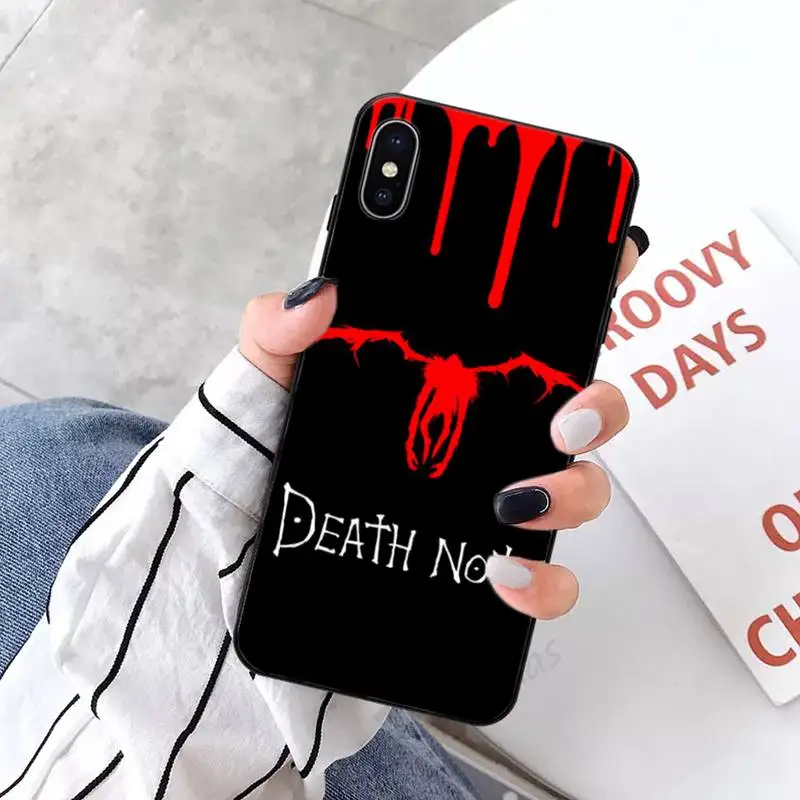 

Anime Manga Death Note Ryuk Phone Case for iPhone 11 12 pro XS MAX 8 7 6 6S Plus X 5S SE 2020 XR