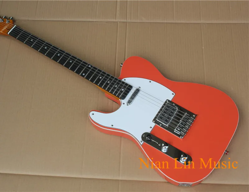 6 ой Электрогитары левая рука версия гиацинт Цвет белый накладку гриф из красного