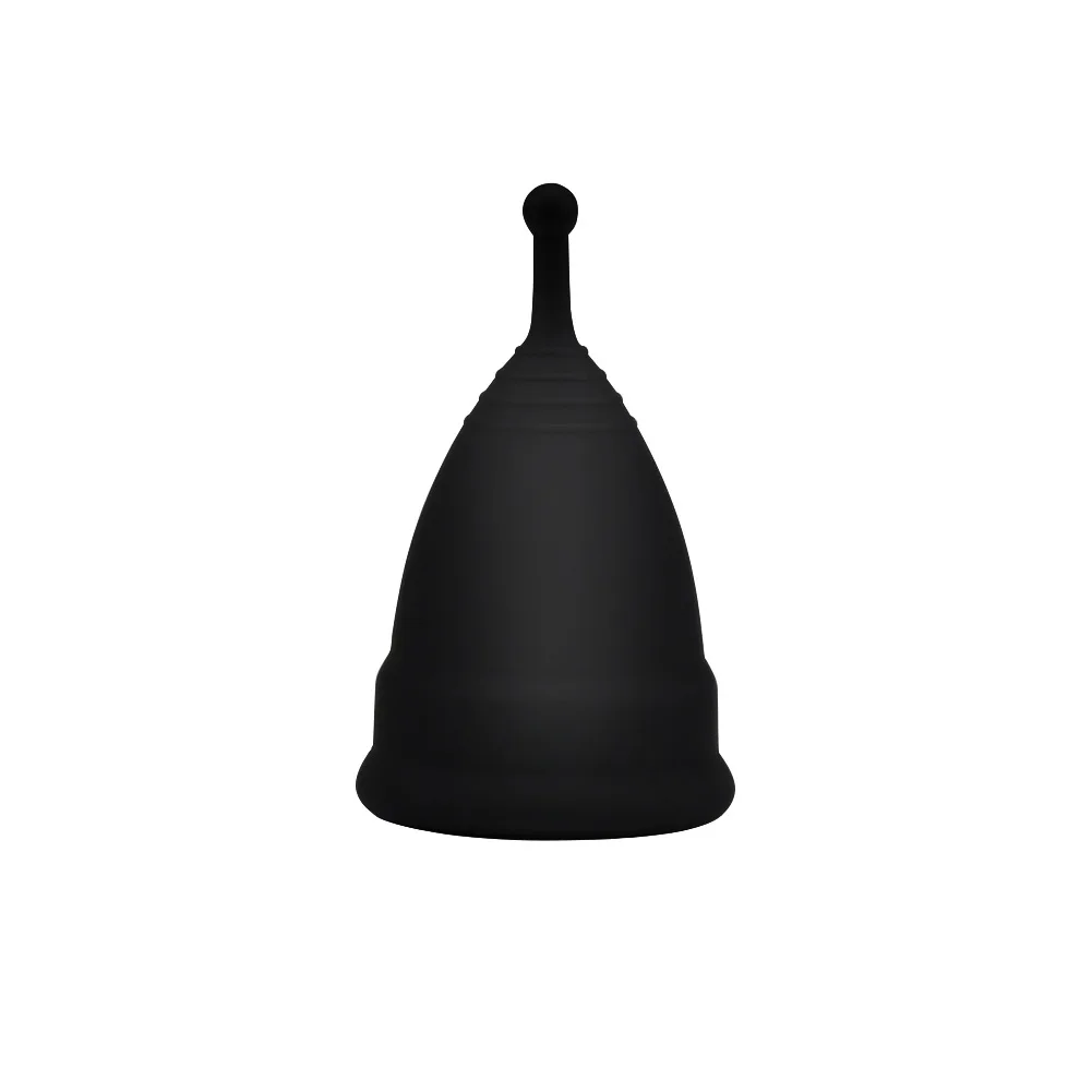 

Black Folding Women's Menstrual Cup Women's Menstrual Period Anti-Side Leakage Silicone Menstrual Cup Personal Hygiene Products