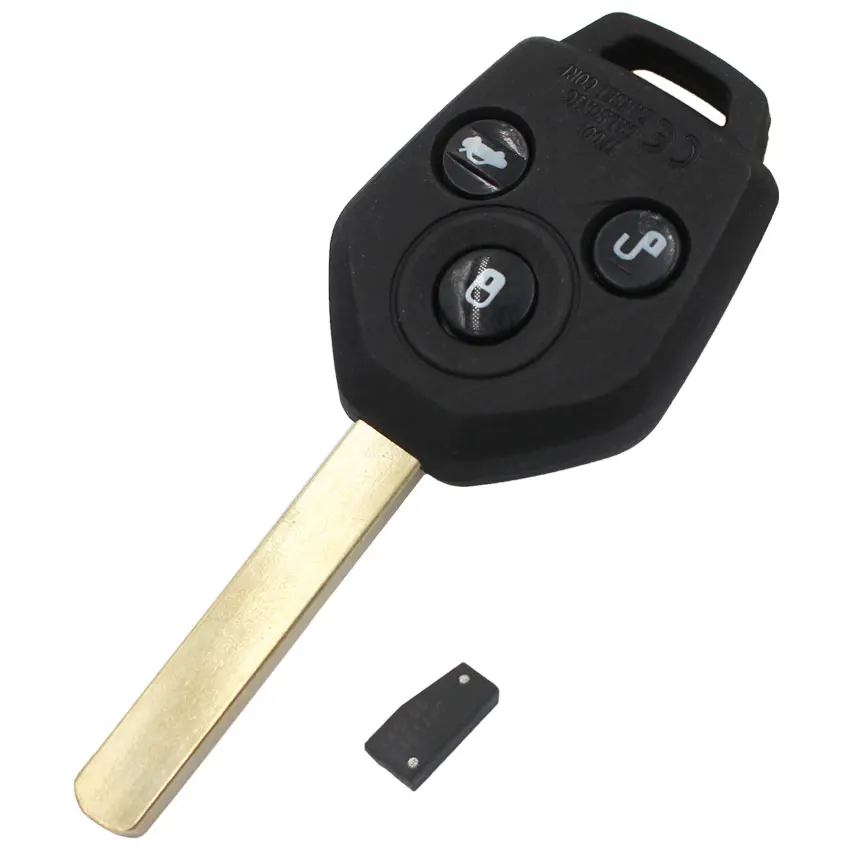 3 кнопочный пульт дистанционного управления Φ 433 МГц 4D60 чип для Subaru Outback / Forester 2011