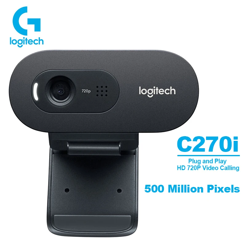 Оригинал Logitech C270i IPTV HD 720p веб-камера Встроенный микрофон с USB2.0 Мини Компьютерная