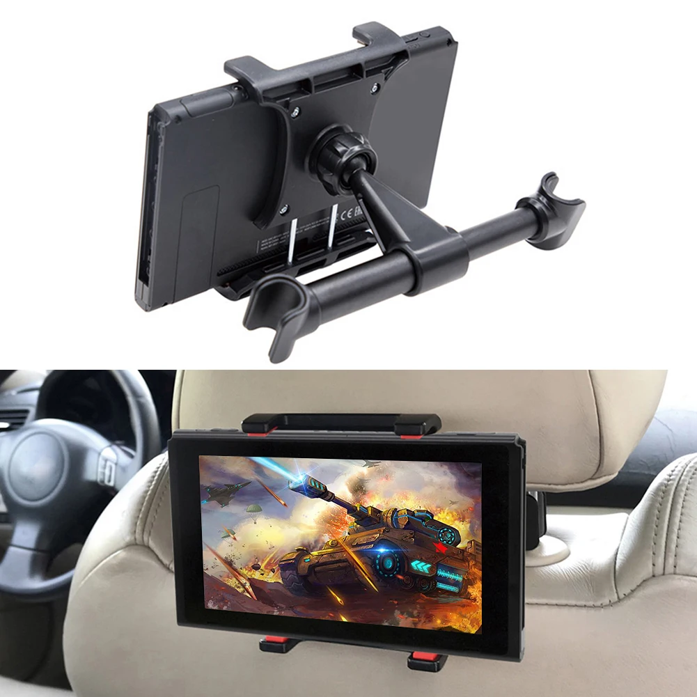 

Game Headrest Car Stand Mount Bracket for Nintend Switch Adjustable Holder for Game Console Smart Phone Holder