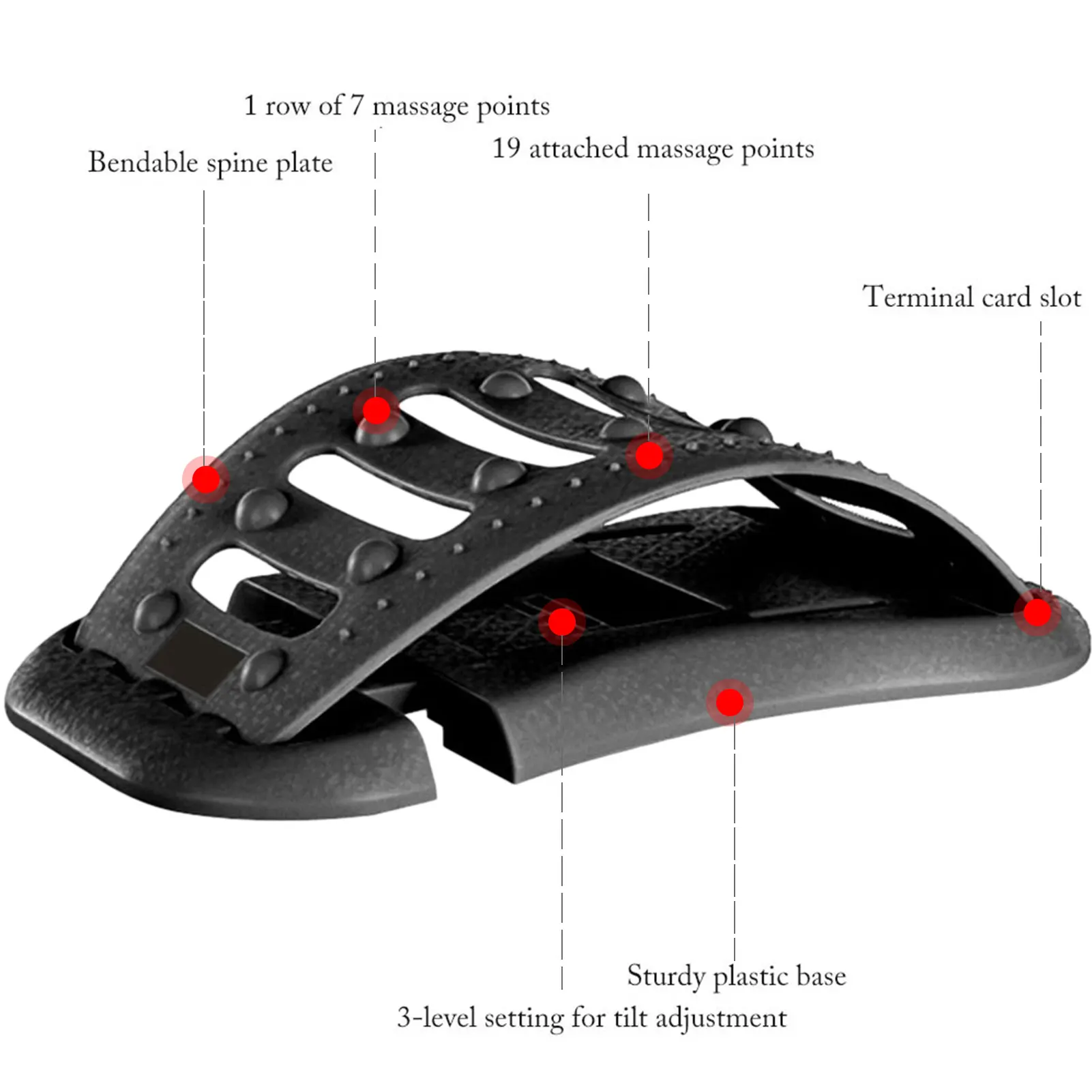 Устройство для растяжки спины нижняя и верхняя части поддерживающее