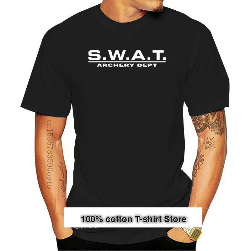 

Camiseta de manga corta Swat Dept, camisa de tiro con arco, nueva