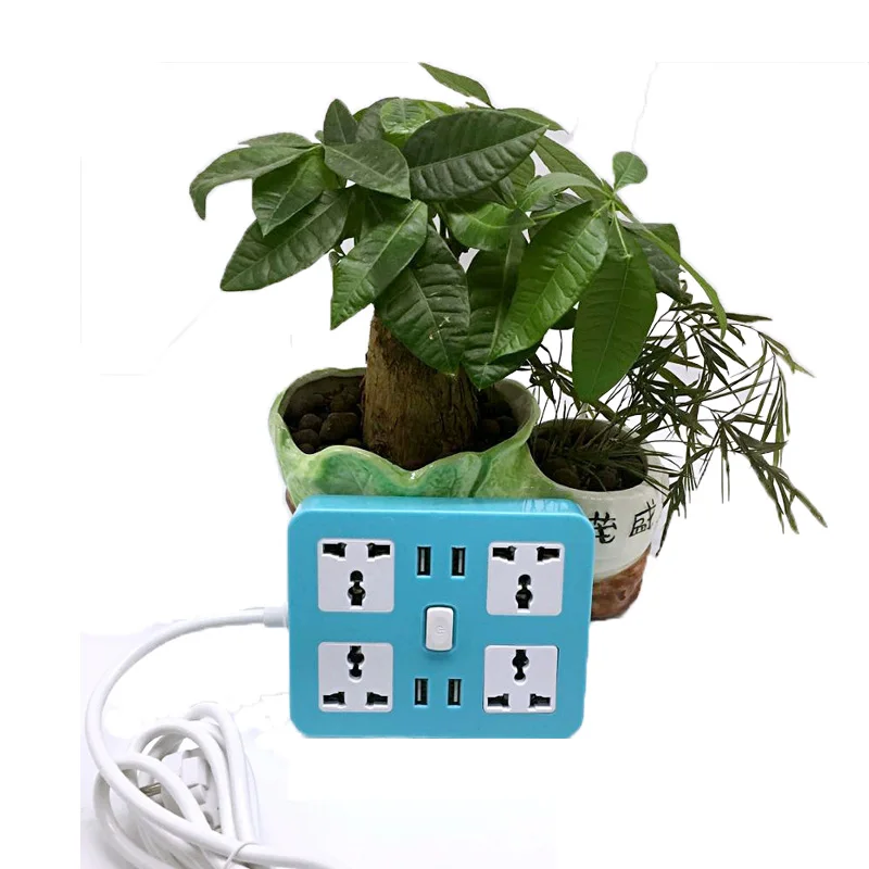 Умный USB Мощность розеток EU/US/UK стандарта 4) штепсельная розетка 4 Порты и разъёмы