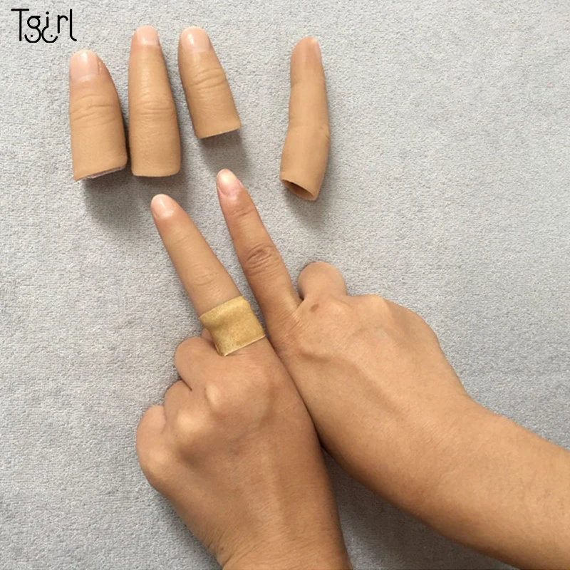 Tgirl силиконовая перчатка для пальцев с имитацией всего тела| |