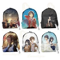 light novel 9color bag for teenagers boys and girls school student bags 3d print men and women travel shoulder backpack