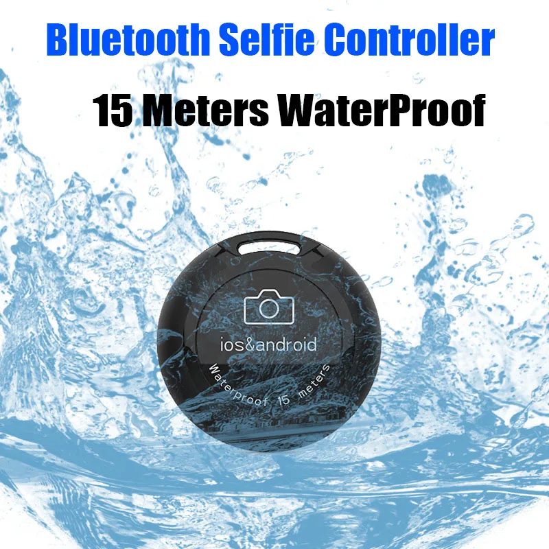 15 Meters WaterProof Bluetooth Remote Selfie Controller For IOS & Android Phones Monopod Photo Camera Shutter photograph