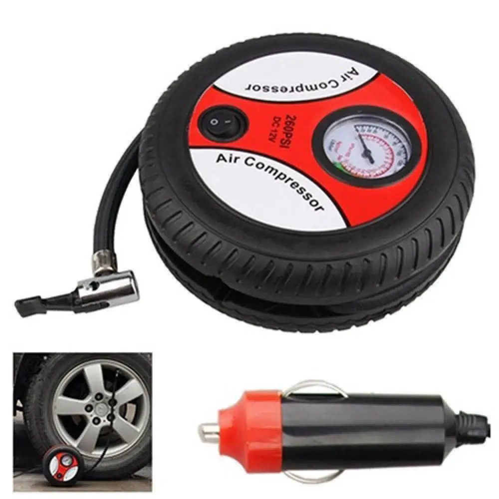 

50% Hot Sales 260 PSI Motors Automotive Tool Car Pump Portable Tire Inflator Air Compressor