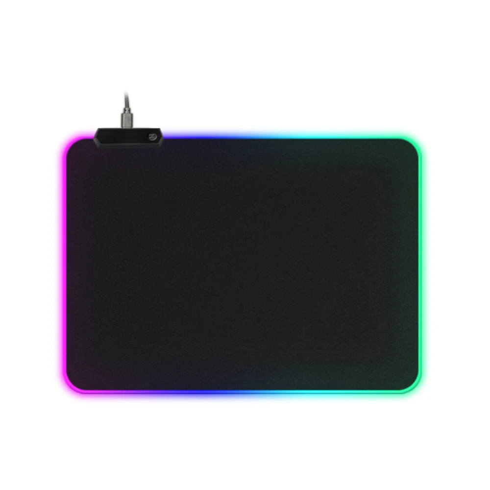 

Luminous USB LED mouse pad Non-slip rubber base and waterproof surface Extra soft LED Soft Computer Keyboard and Big Mouse Pad