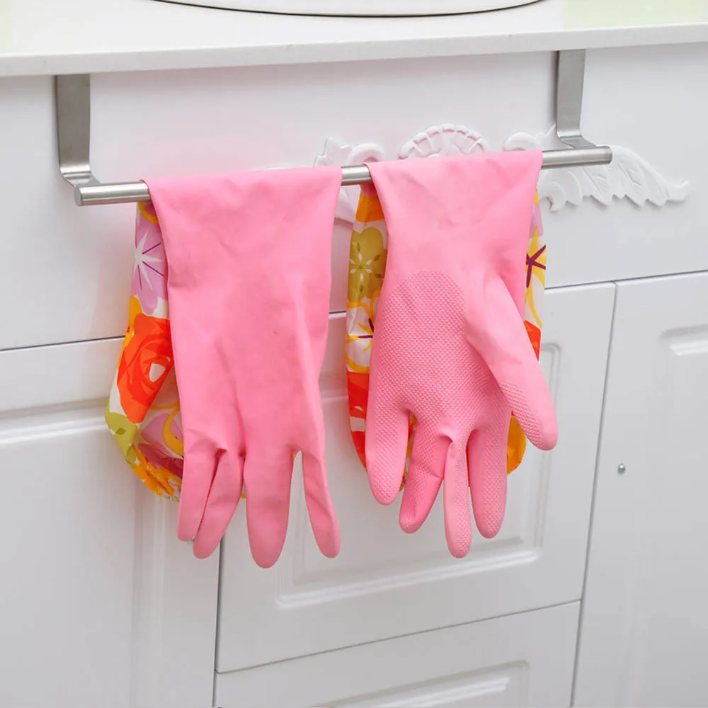 Over Door Towel Rack Bar Hanging Holder Bathroom Kitchen Cabinet Shelf 23*2cm | Дом и сад