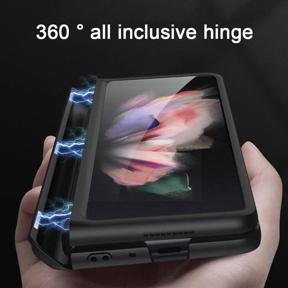 

Складной тонкий твердый чехол для Samsung Galaxy Z Fold 3