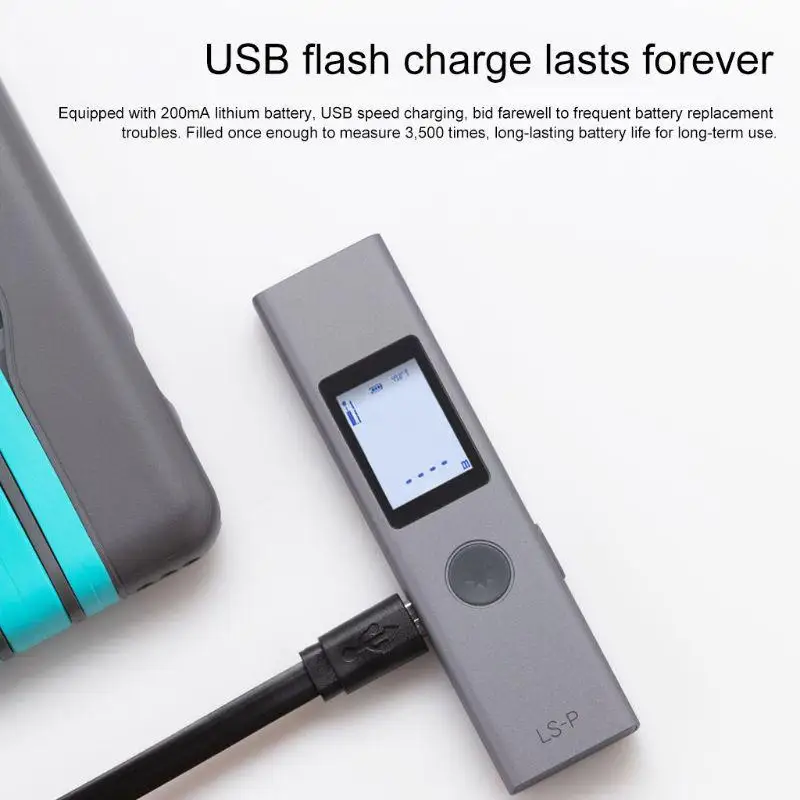 

Xiaomi DUKA Laser Range Finder 25/40m LS-P/LS-1 Portable USB Flash Charging Range Finder High Precision Measurement Rangefinder