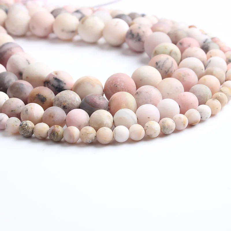 Натуральные ювелирные изделия LanLi 6/8/10/12 мм незакрепленные полированные розовые