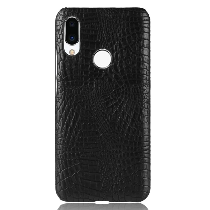 For Meizu Note 9 case Hard Thin Luxury PU Leather crocodile Shockproof phone note9 M1923 Back Cover |