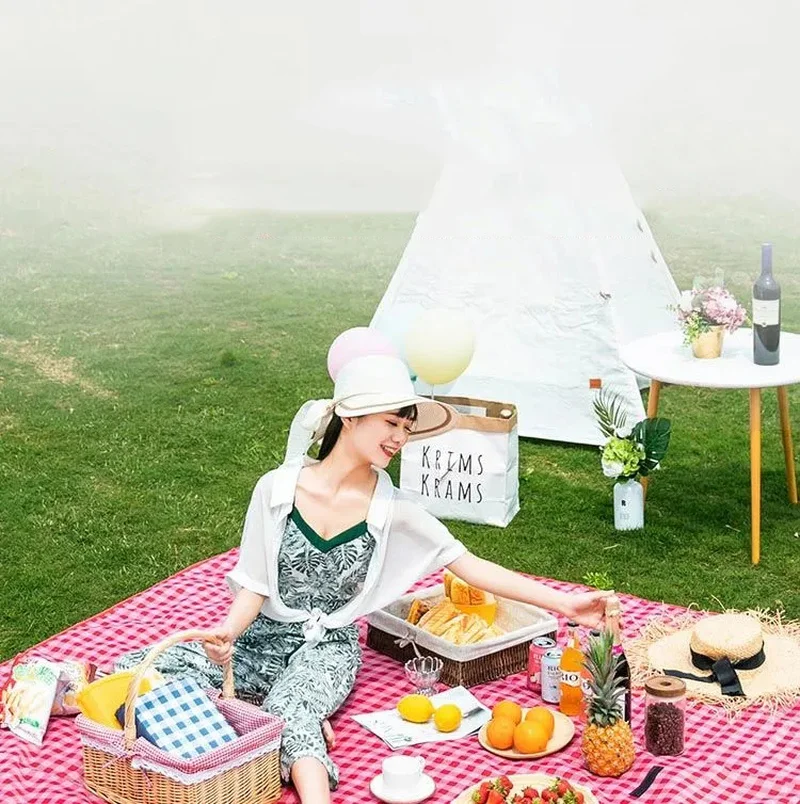 Коврик для кемпинга коврики пикника портативный складной уличный пляжный тент