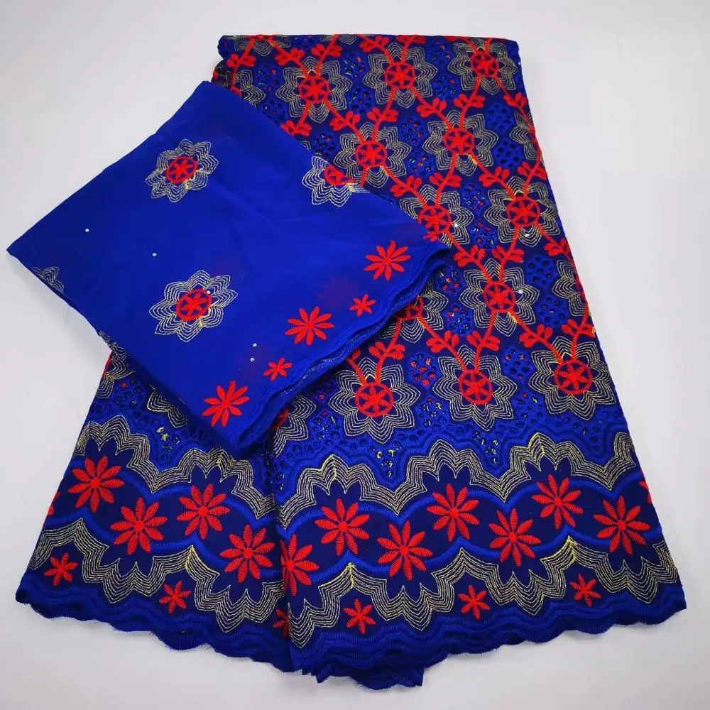 

2020 embroidery African eyelet cotton Dry lace fashion Swiss voile lace in Switzerland 5+2yards F1qzMA151