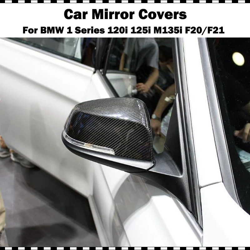 Оригинальная стильная зеркальная крышка из углеродного волокна для BMW 1 серии 120i