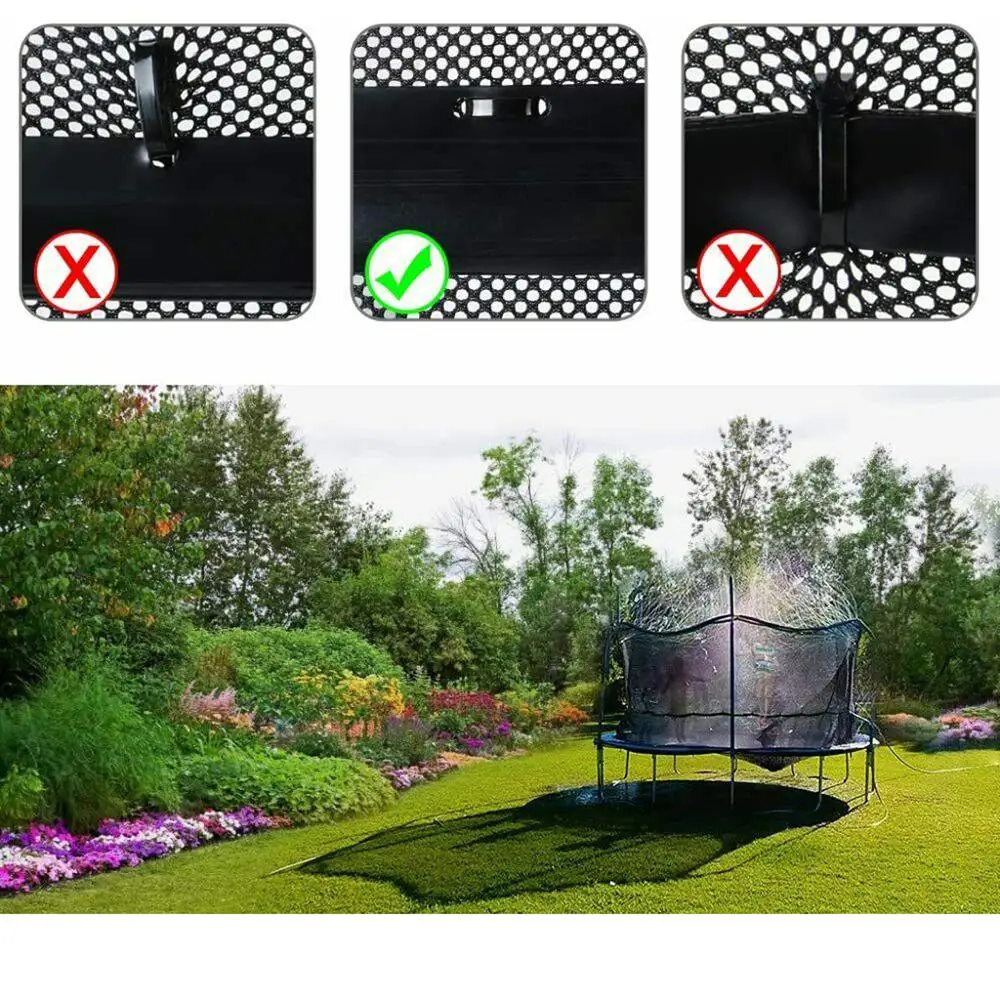 Спринклер для воды летний батут аксессуары сада и пляжа 39 футов|Водяные