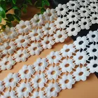 Толстая хлопковая нить, деликатная вышитая кружевная отделка на водной основе, кружевная ткань сделай сам, аксессуары для одежды, 6 см, 3 ярдалот