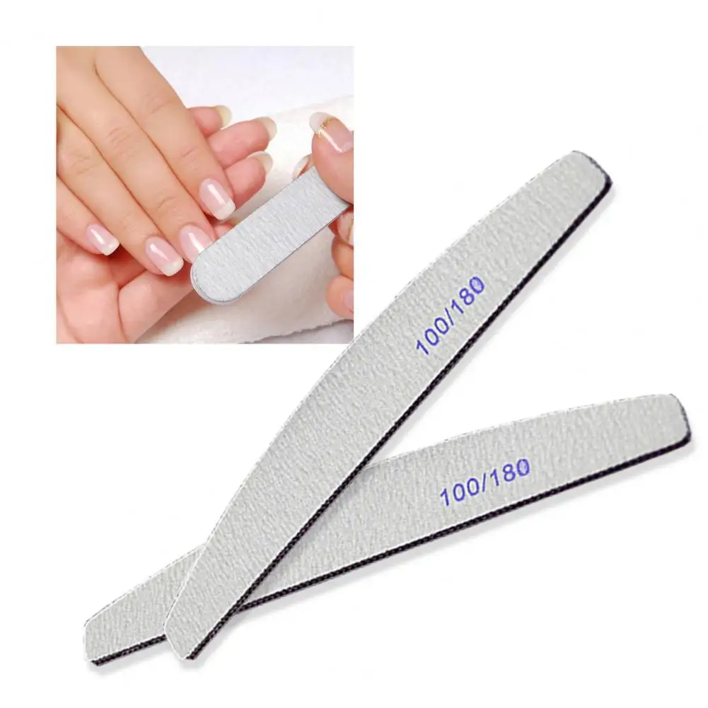 

25Pcs Nail File Smooth Nail Remove Nail Barbs Dual Sided Manicure Tools Natural Arylic False Gel Nail File for Salon