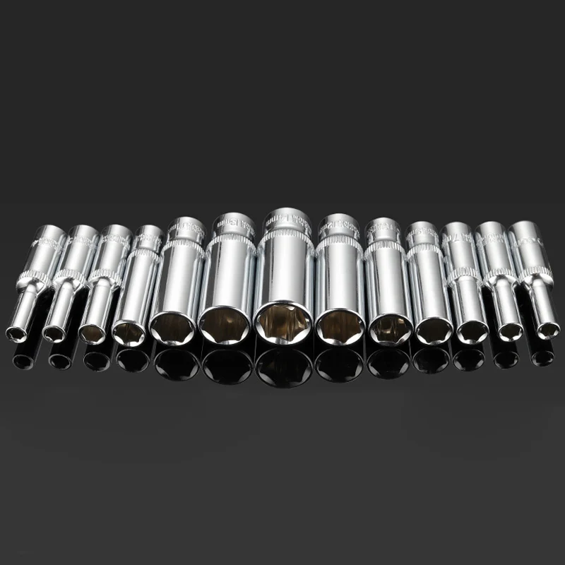 Набор головок с шестигранным ключом 1/4 &quot 13 шт. 4 14 мм набор Универсальная головка