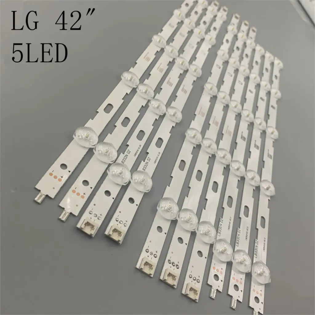 LED strip perfect Replacement for LIG 42LN5700 42LN519C 42LN5200-SA 42LN6150 42LN5758 42LN541V 42LN5450 6637L-0025A LC420DUE