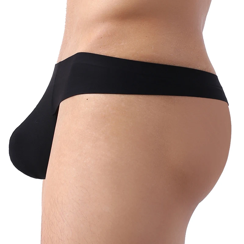 

Men Ice Silk Thongs Sexy Ultra Thin Seamless Underwear Gay G-Strings Men Mesh Panties T Back Male Underpants Briefs Jockstrap