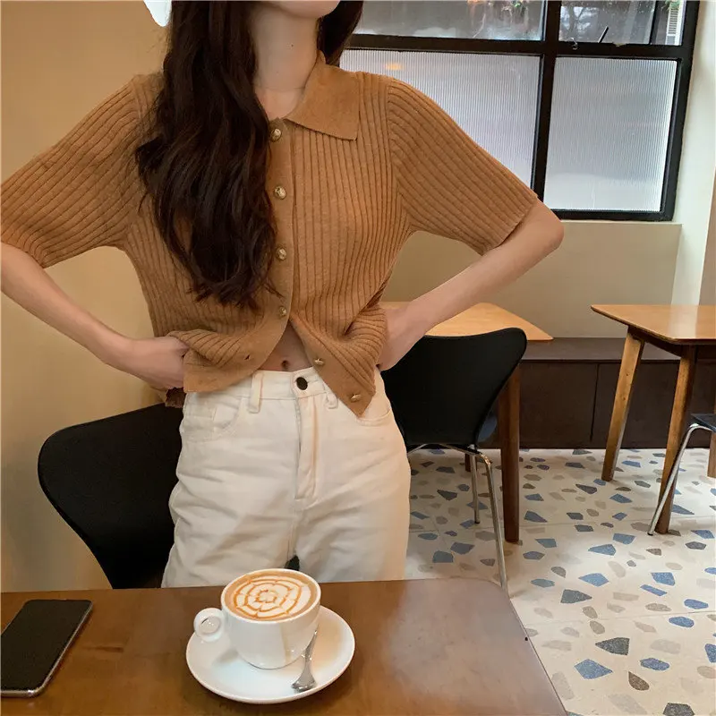 Эластичный шикарный базовый винтажный Универсальный однотонный модный уличный