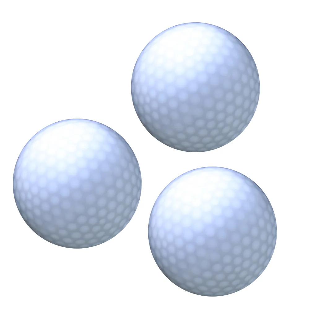 

3 Pieces Glow In Dark LED Light Up Golf Ball Official Size Weight