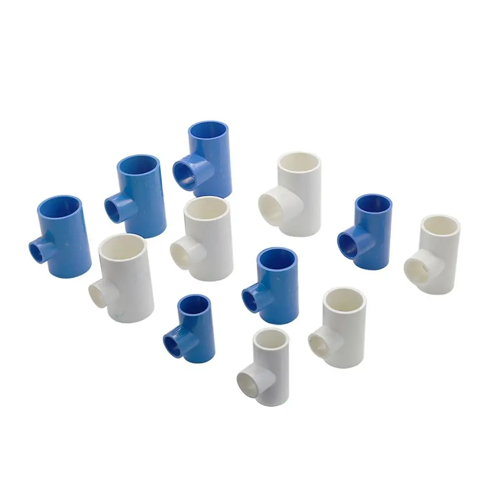 20/25/32/40mm PVC Reducing Tee Connector Garden Water Connectors Coupling Pipe Reducer Adapter 3 Pcs | Дом и сад
