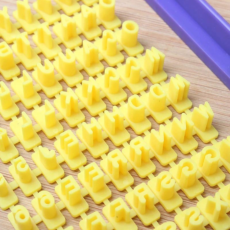 Буквенная форма с буквами алфавита для печенья пресс помадки инструмент