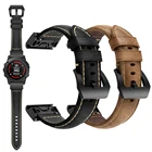 Ремешок из натуральной кожи для наручных часов Garmin Fenix 5 Plus GPS Sapphire 6 Pro Forerunner 935 945 touchs60, ремешок быстрого крепления 22 мм
