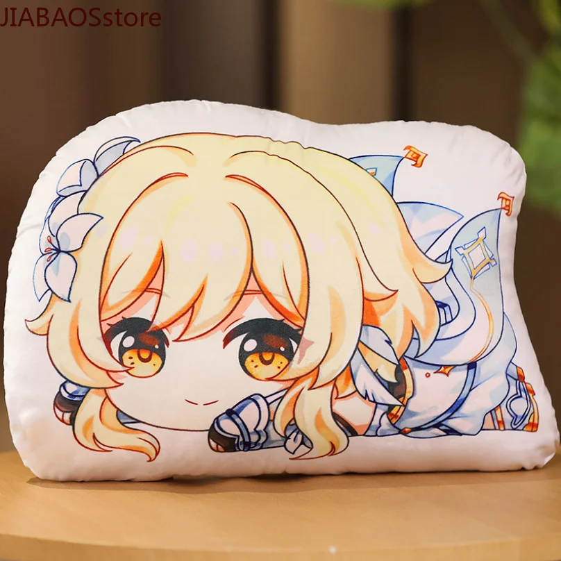 

Project Genshin Impact Lumine Pillow Doll Women Men kawaii Cartoon Cosplay Plush Accessories