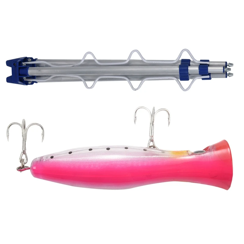 

Телескопический рыболовный штатив из алюминиевого сплава с тройными крючками, 1 шт., 1,2 м