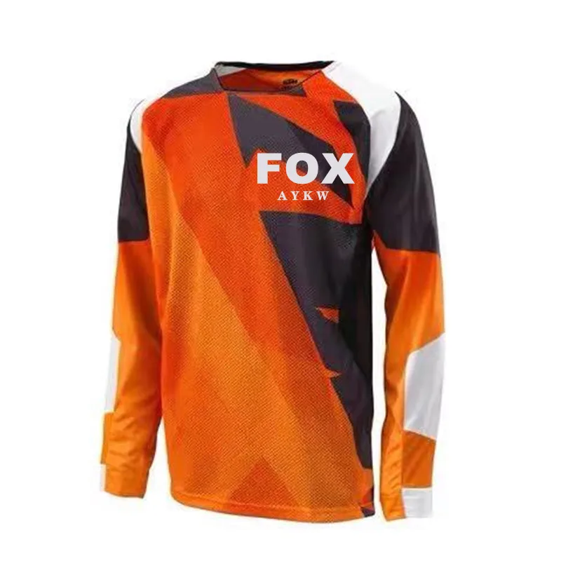 

2021 New long sleeve Downhill Jersey Maillot Fox Maglia Mtb Enduro Cycling Jersey Men Maillot Ciclismo Hombre Verano Mtb Shirts