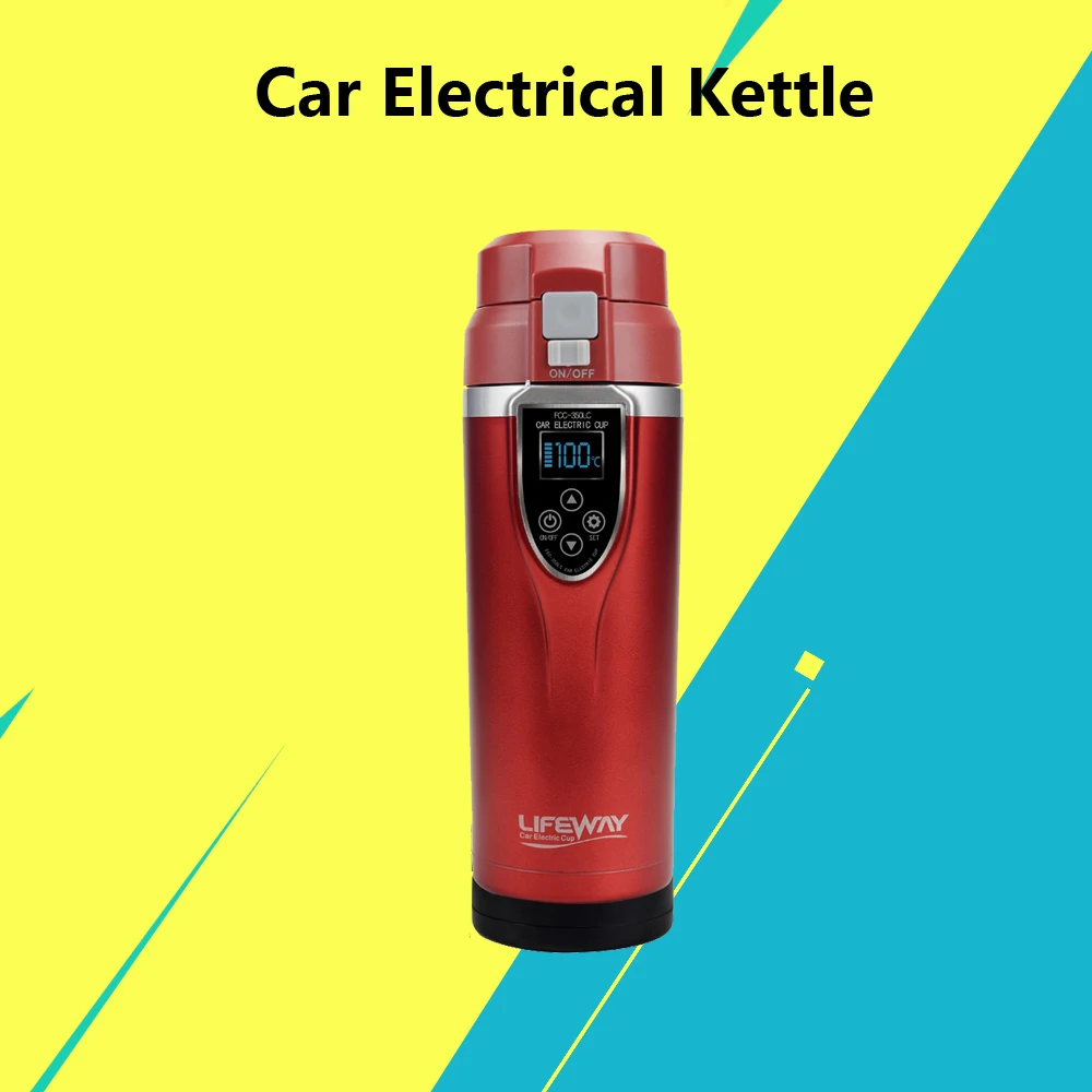 Автомобильный Электрический чайник с контролем температуры 12 В 24 умная чашка