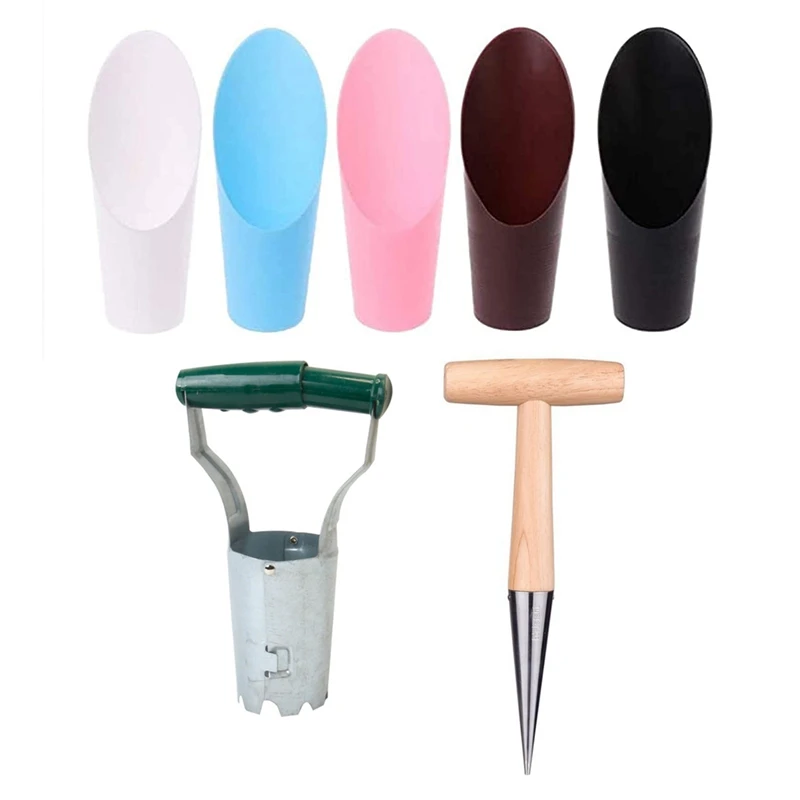 

5 шт., пластиковые лопаты с 2 садовыми инструментами