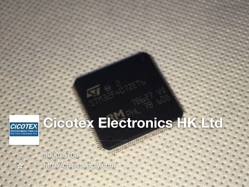 2 шт. STM32F407ZET6TR LQFP144 IC MCU 32BIT 512KB флэш-памяти 144 LQFP | Лампы и освещение