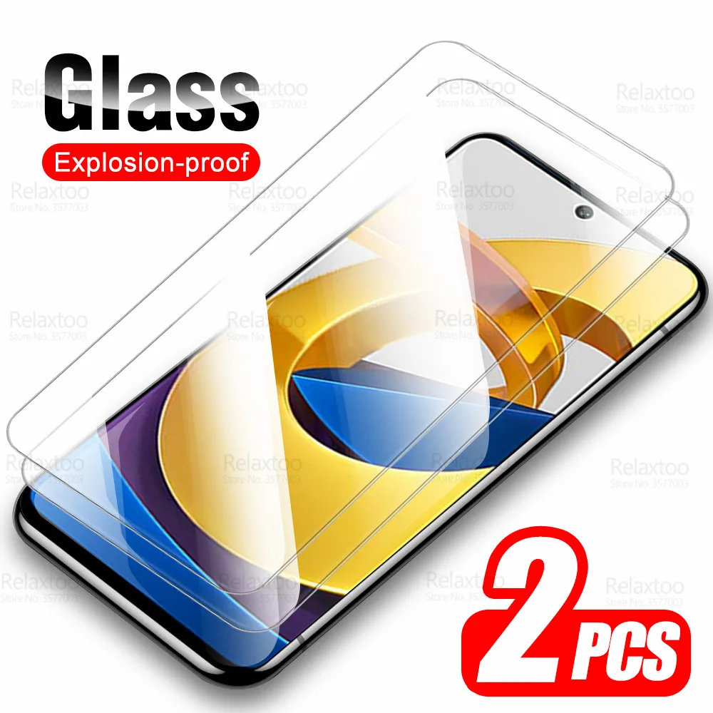 

2 шт. защитное закаленное стекло для Xiaomi Poco M4 Pro 5G Mi PocoM4 M4Pro Pocophone M 4 4 M Pro защита для экрана Защитная пленка для телефона