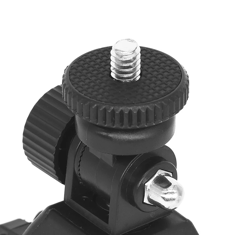 Black 1/4 Camera DV DSLR Bike Bicycle Handlebar Clamp Bracket Tripod Mount Screw Clip For Gopro | Электроника