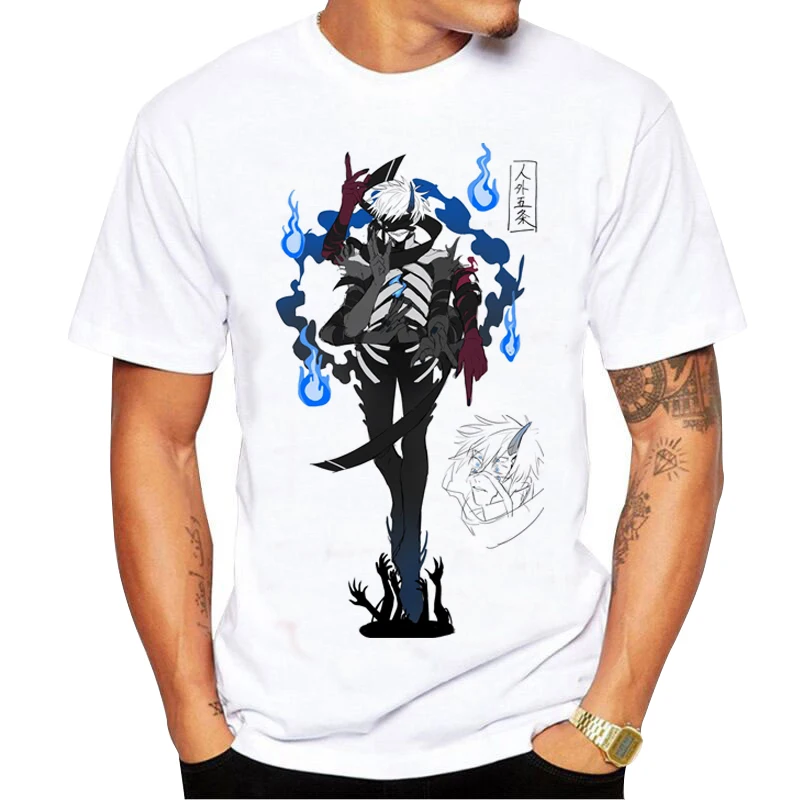 

T Shirt Men Fashion Jujutsu Kaisen T-shirt Graphic Japanese Anime model Tshirt Hip Hop Top Tees Male