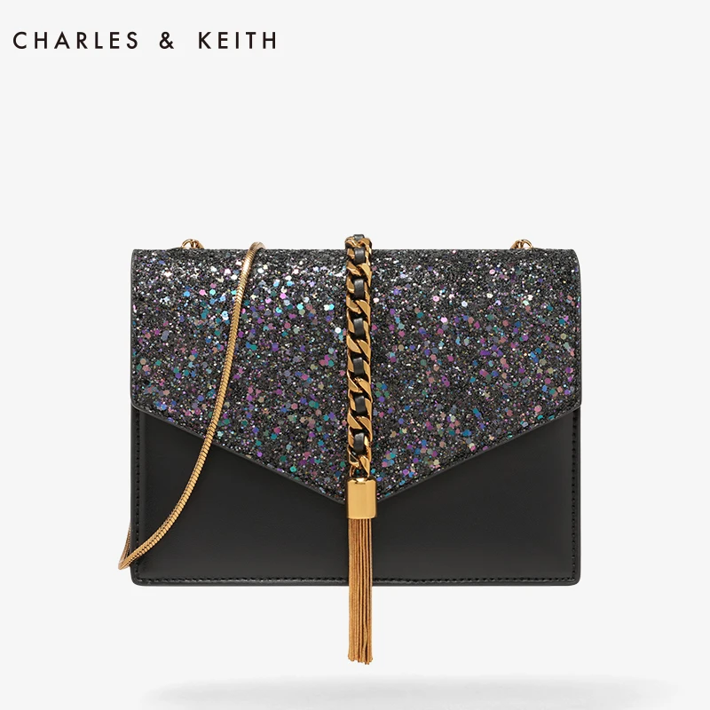 CHARLES＆KEITH Новинка на Весну 2020г. CK2 20160030 Женская прямоугольная Свадебная сумка