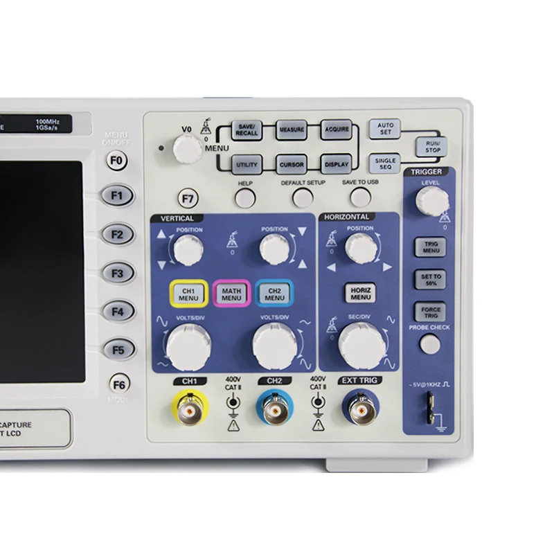 Цифровой осциллограф Hantek DSO5102P портативный USB-осциллограф 100 МГц 2 канала 1GSa/s длина