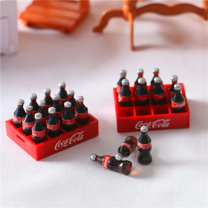 

Mini Simulation Shooting Model Of 12 Soda Accessories In Dollhouse